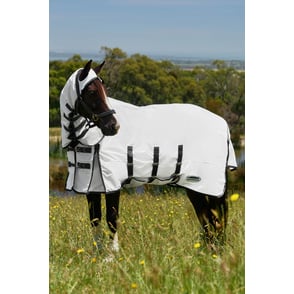 Weatherbeeta Comfitec Sweet Itch Shield Fly Sheet Combo