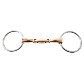 Korsteel JP Oval Copper Mouth Loose Ring Snaffle Bit