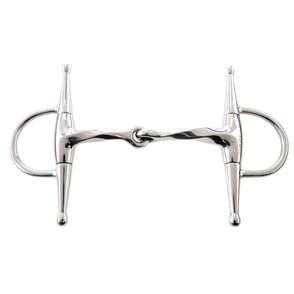 JP Slow Twist Eggbutt Full Cheek Snaffle Bit