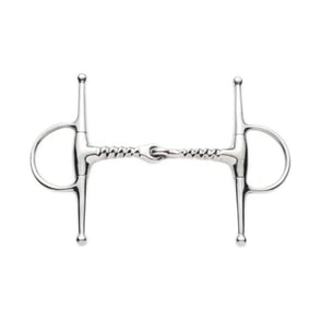 Korsteel Corkscrew Full Cheek Snaffle Bit