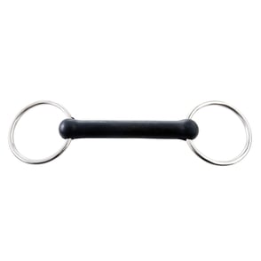 Korsteel Solid Rubber Mouth Loose Ring Mullen Bit