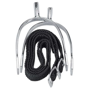 Korsteel Prince of Wales 3/4" Spurs with Straps