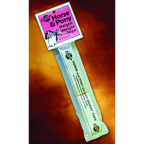 Horse and Pony Weight Tape