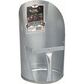 4 qt. Galvanized Feed Scoop