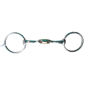 Korsteel JP Curve Copper Oval Loose Ring Snaffle