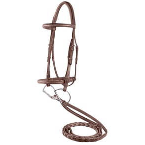 M. Toulouse Novice Hunter Bridle with Laced Reins