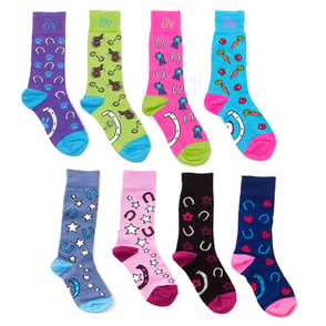 Ovation Kids Mid Calf Lucky Riding Socks