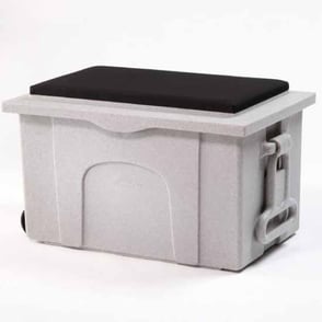 Burlingham Deluxe Sport Tack Trunk with Padded Seat