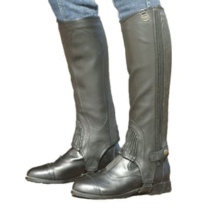 Ovation Premium Top Grain Leather Ribbed Half Chap