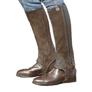 Ovation Premium Suede Stretch Ribbed Half Chaps