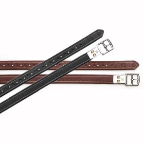 Bates Stirrup Leathers with Contrast Stitching