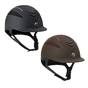 One K Defender Rose Gold Stripe Helmet