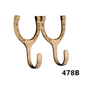 Burlingham Brass Double Hook