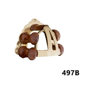 Burlingham Brass w/ Wood Bridle Bracket