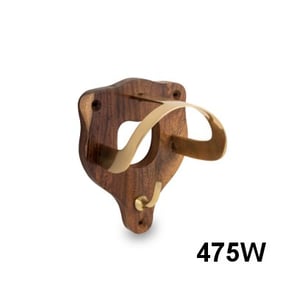 Burlingham Brass w/ Wood English Rack