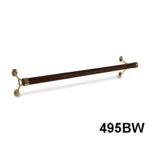 Burlingham Brass w/ Wood Blanket Bar