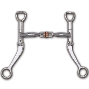 Myler Flat Shank Comfort Snaffle w/ Copper Roller