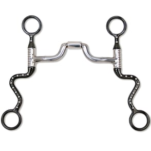Myler Black Seven Shank Ported Barrel Narrow