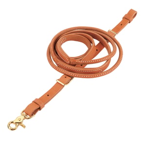 Harness Leather Round Roper Rein, 3/4" x 7'