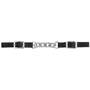 Weaver Nylon Curb Strap w/flat link chain