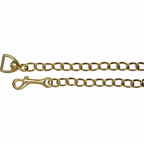 Brass Plate Lead Chain 20 in