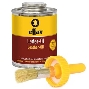 Effax Leather Oil with Brush - 475 mL