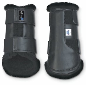 Valena Front Boots with Woolback Lining - BLK/BLK FLEECE\Sm