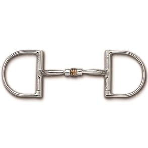 Myler Comfort Dee Snaffle with Copper Roller 5in