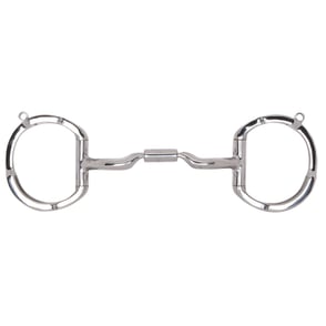 Myler Comfort Eggbutt w/Hooks, Low Port-Copper Inlay