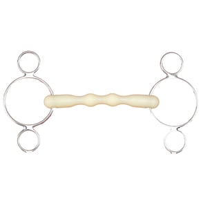Happy Mouth 2-Ring Mullen Mouth Elevator Gag Bit