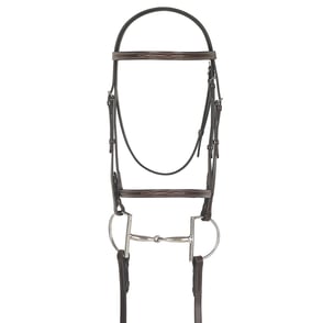 Camelot Gold Fancy Raised Bridle with Laced Reins