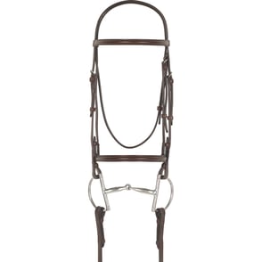 Camelot Plain Raised Snaffle Bridle