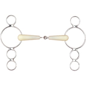 Pessoa 3 Ring Jointed Gag Bit