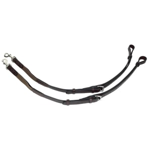 Nunn Finer Leather Side Reins with Elastic - Pony