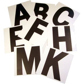 Vinyl Dressage Letters