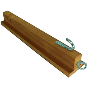 Wooden Saddle Wall Rack