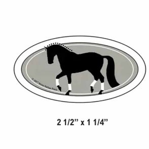 Cell Phone Sticker: Dressage