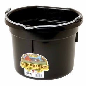 Miller Manufacturing 8 Quart Flat Back Bucket