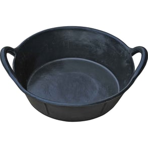 Rubber 3 Gallon Feed Tub with Handles