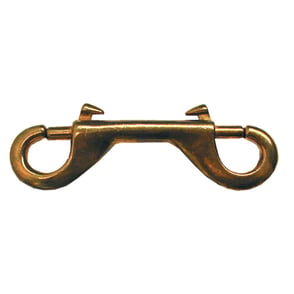 Double Ended Snap - Solid Brass 4 inch