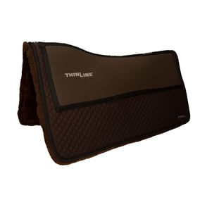 Thinline Woven Wool Sheepskin Square Western Comfort Pad