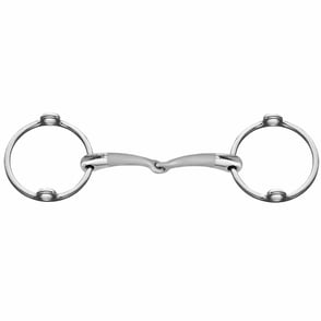Herm Sprenger SATINOX Single Jointed Loose Ring Gag