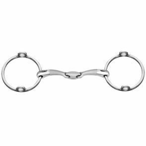 Herm Sprenger SATINOX Double Jointed Loose Ring Gag