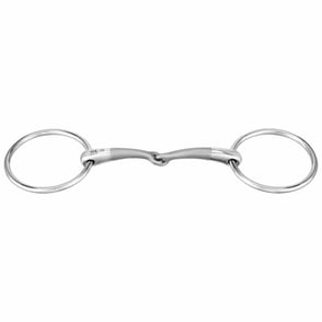 Herm Sprenger SATINOX Single Jointed Loose Ring 12mm