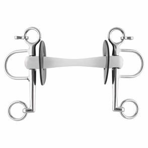 Herm Sprenger Nathe Flexible Mullen Mouth Pelham 20mm with Short Cheeks