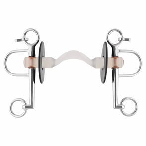 Herm Sprenger Nathe Ported Hard Mullen Mouth Pelham 20mm with Long Cheeks