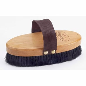 Equi-Essentials Body Brush with Soft Horse Hair Bristles - Large
