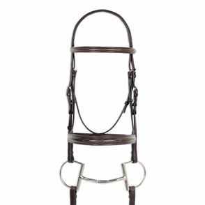 Ovation Comfort Crown Fancy Raised Wide Padded Noseband Bridle