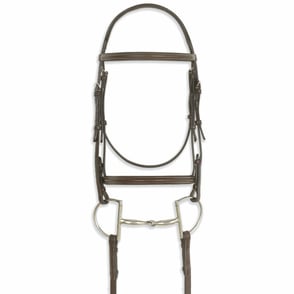 Ovation Comfort Crown Plain Raised Bridle