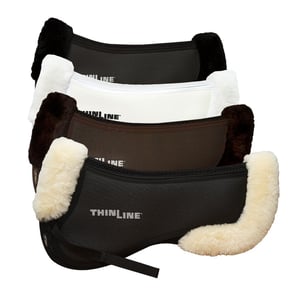 ThinLine TriFecta Cotton Half Pad with Sheepskin Rolls - New Style